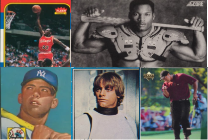 Trading Cards Images Montage v2